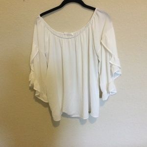 Dressy cream blouse